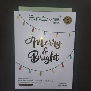 The Crème Shop Merry & Bright Sheet Mask Set - Gold
